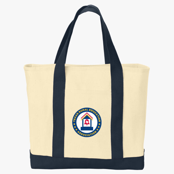 Ideal Twill Two Tone Shopping Tote Thumbnail